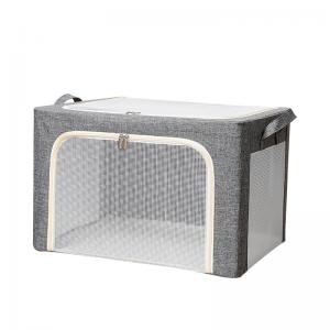 Large Storage Bags, Clothes Storage Bins Foldable Closet Organizer Storage Containers with Durable Handles Thick Fabric for Clothing, Blanket, Comforters, Bed Sheets, Pillows and Toys 