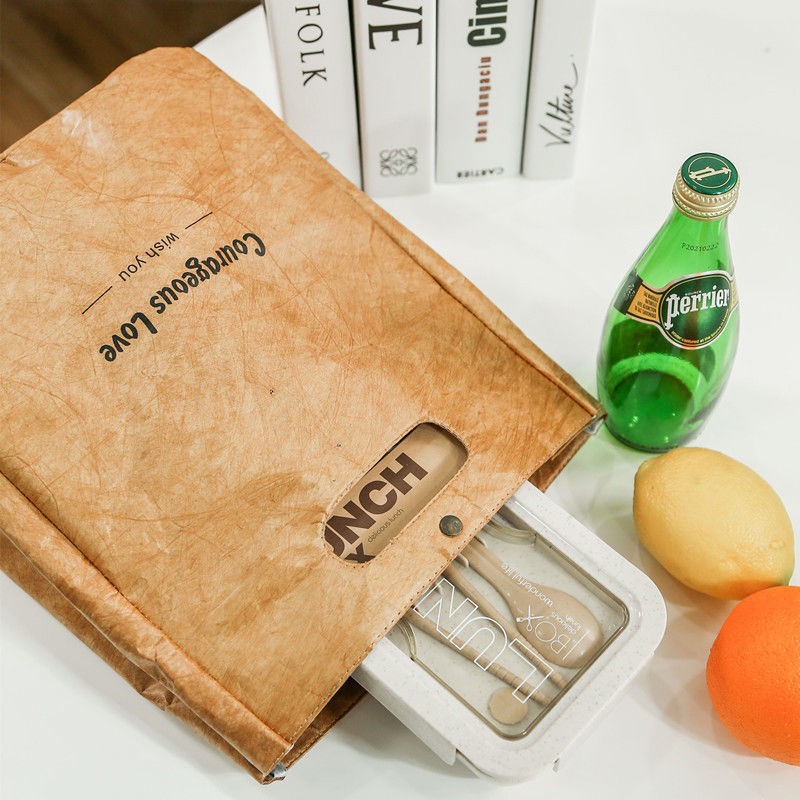 Lunch Bag Lightweight and Water Resistant Tyvek Material Easy to clean Reusable Lunch Bag Lunch box for Women Lunch Tote Insulated Lunch Bags for Women