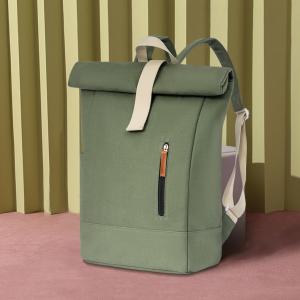 Roll Top Backpack - 25L Rucksack - Made from Recycled PET Bottles, Padded Shoulder Straps, Metal Buckles - Ideal Laptop Backpack, Fits 15