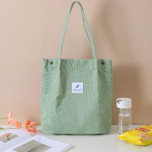 corduroy shopper magazine bag for girl