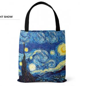 digital printed canvas shopper