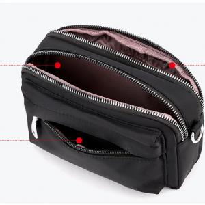 waterproof nylon shoulder bag with multi pockets